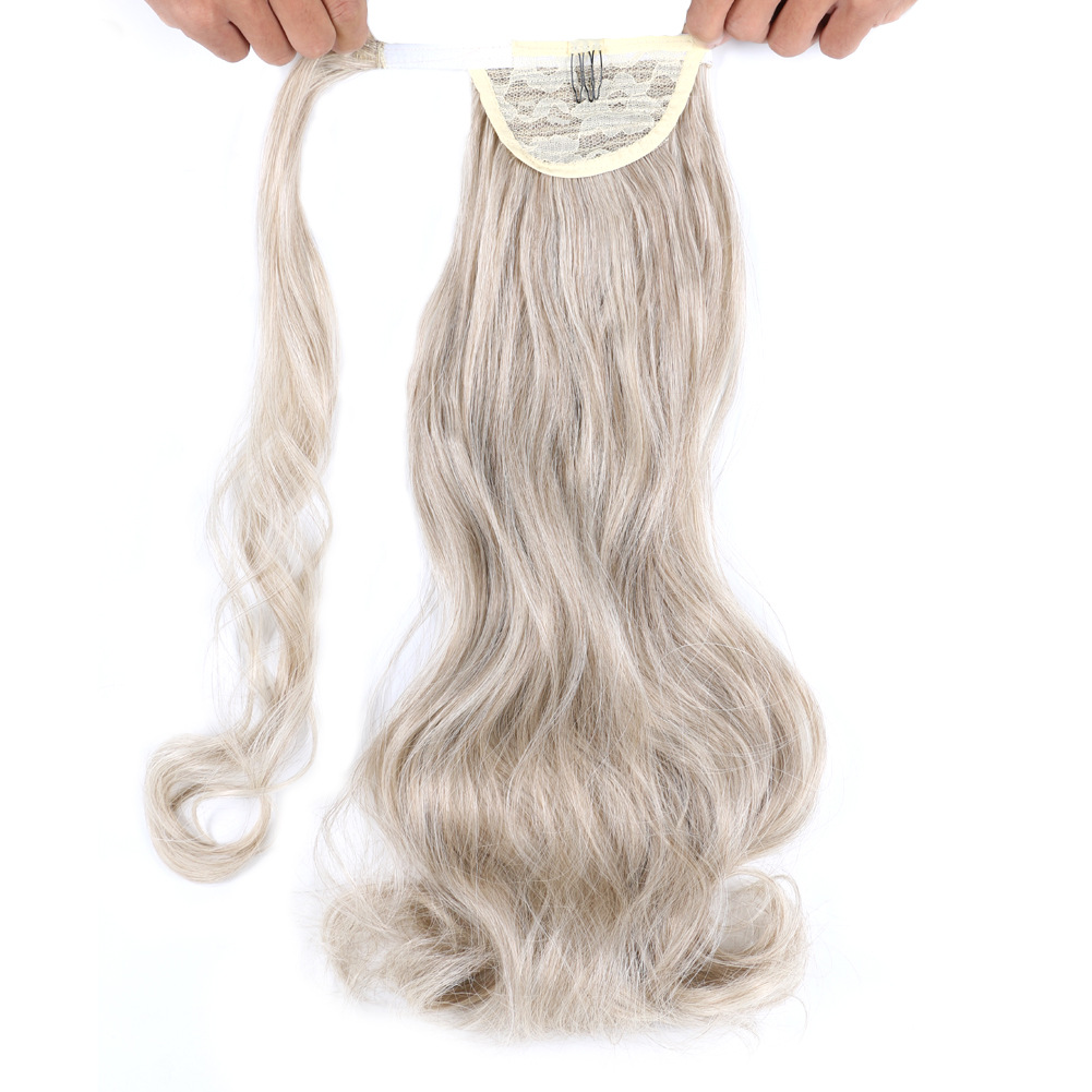 Chemical fiber curly hair wig