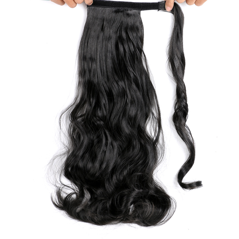 Chemical fiber curly hair wig
