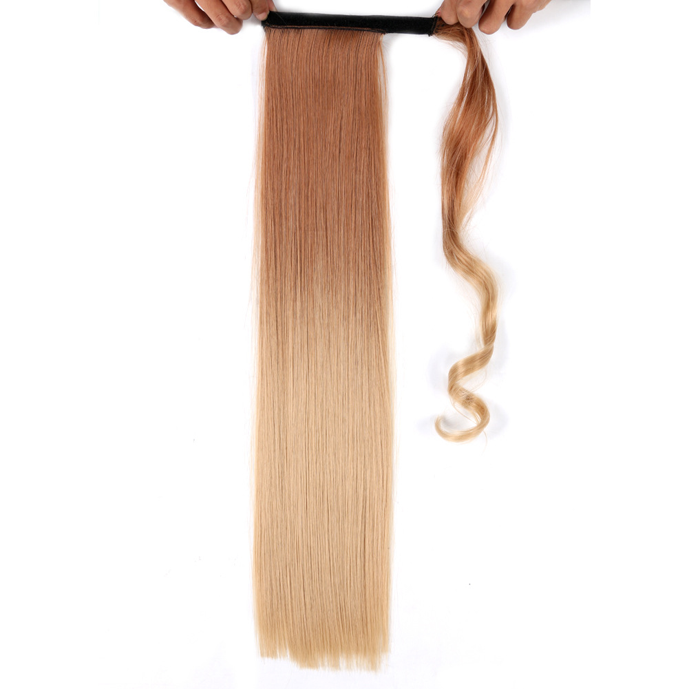 Synthetic straight hair wig